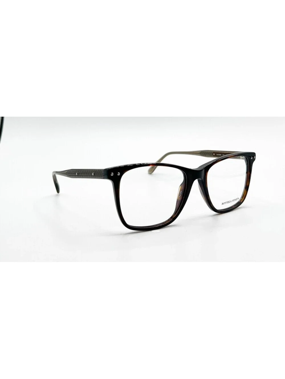 Bottega Veneta Bv0090O 010 Black Authentic Eyeglasses 53-18-145